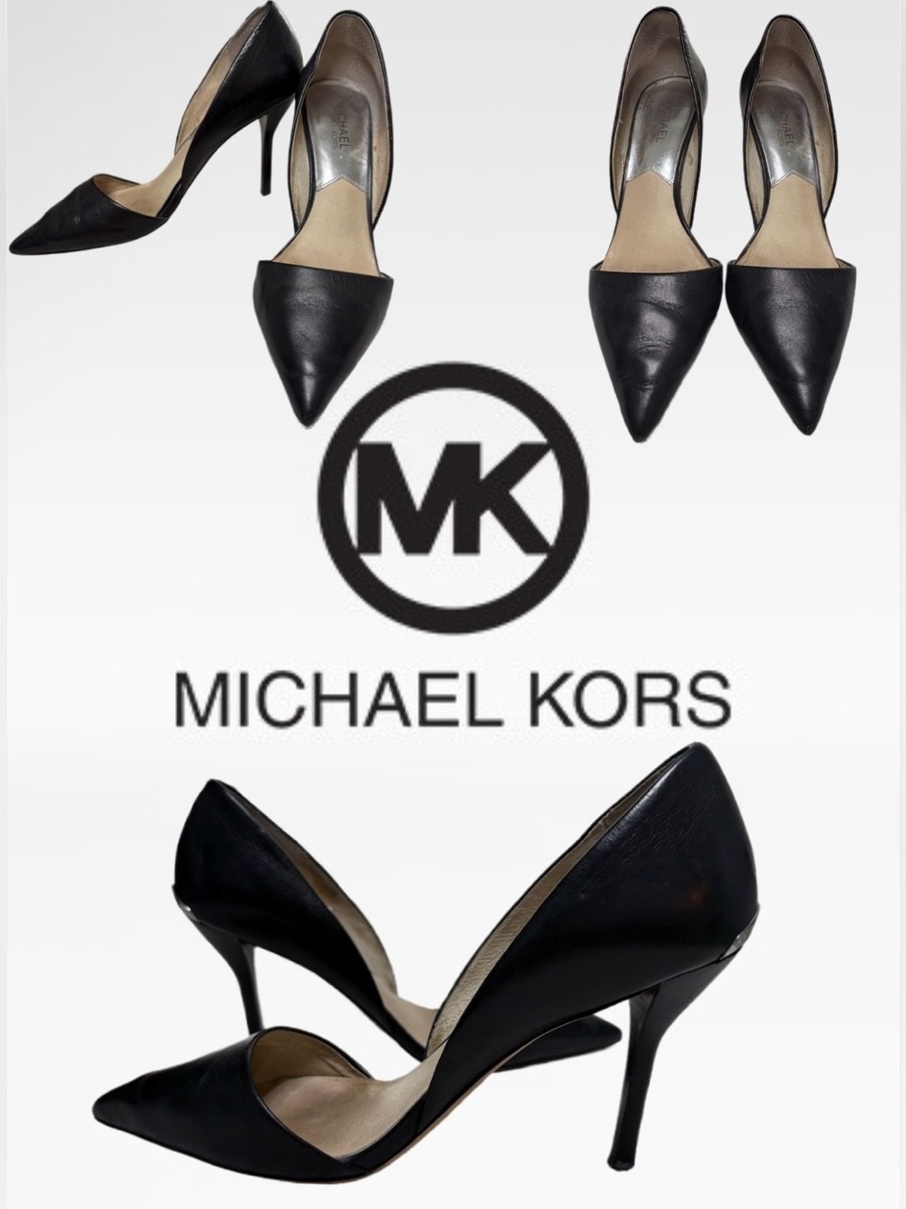 👠MICHAEL KORS LEATHER HEELS👠